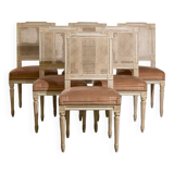 Set of 6 Louis XVI style chairs