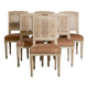 Set of 6 Louis XVI style chairs