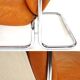 Retro Vintage Danish Leather Lounge Easy Sling Chair Armchair 70s Mid Century