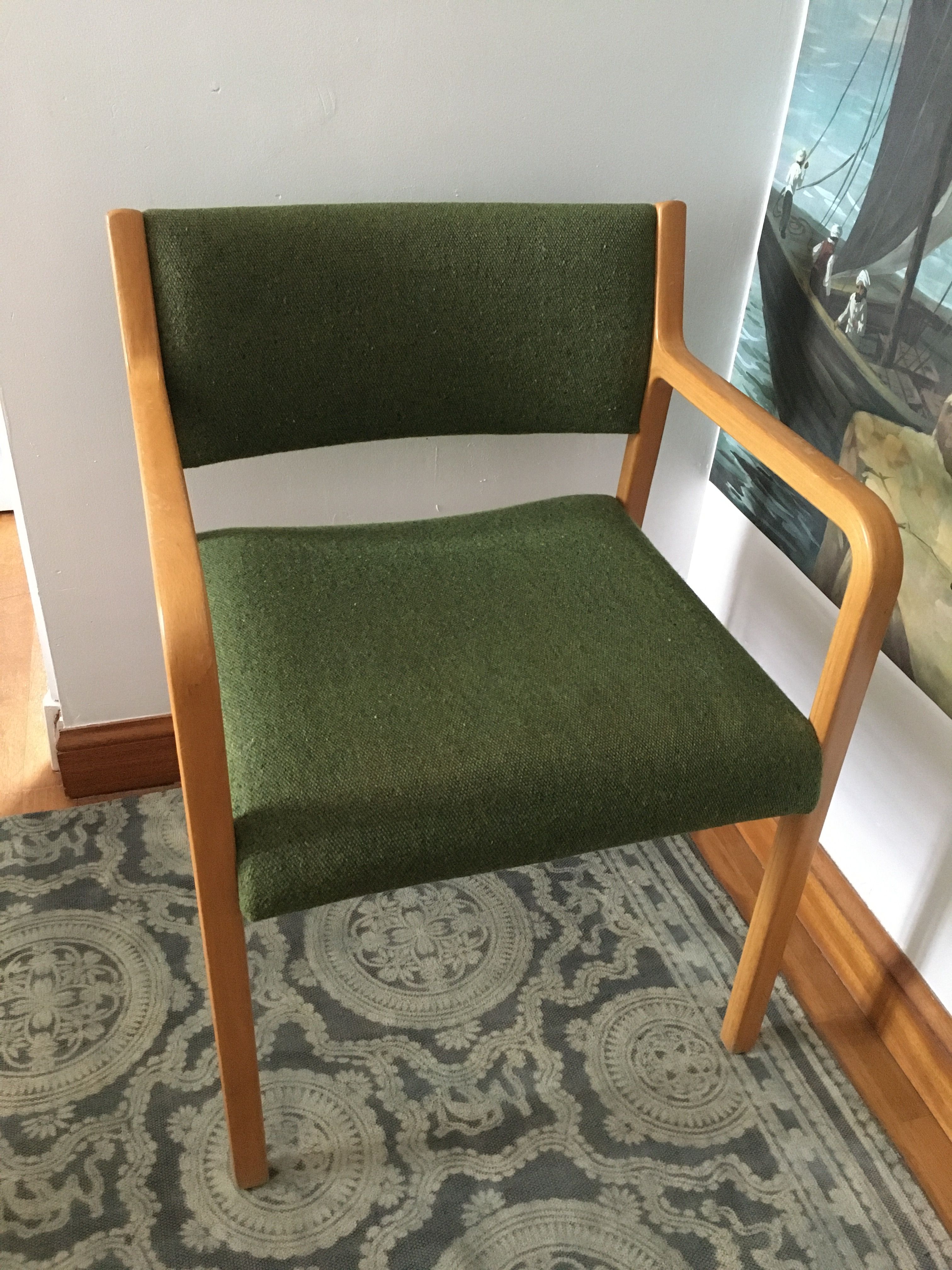 Curved wooden chairs by Wilhelm Ritz for Wilkhahn 1960/1970 - Set of 2
