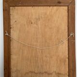 Wooden table signed gold medal