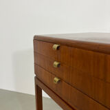 Danish console with drawers in mahogany 1940s