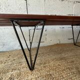 50s slatted bench by Robin Day for Hille