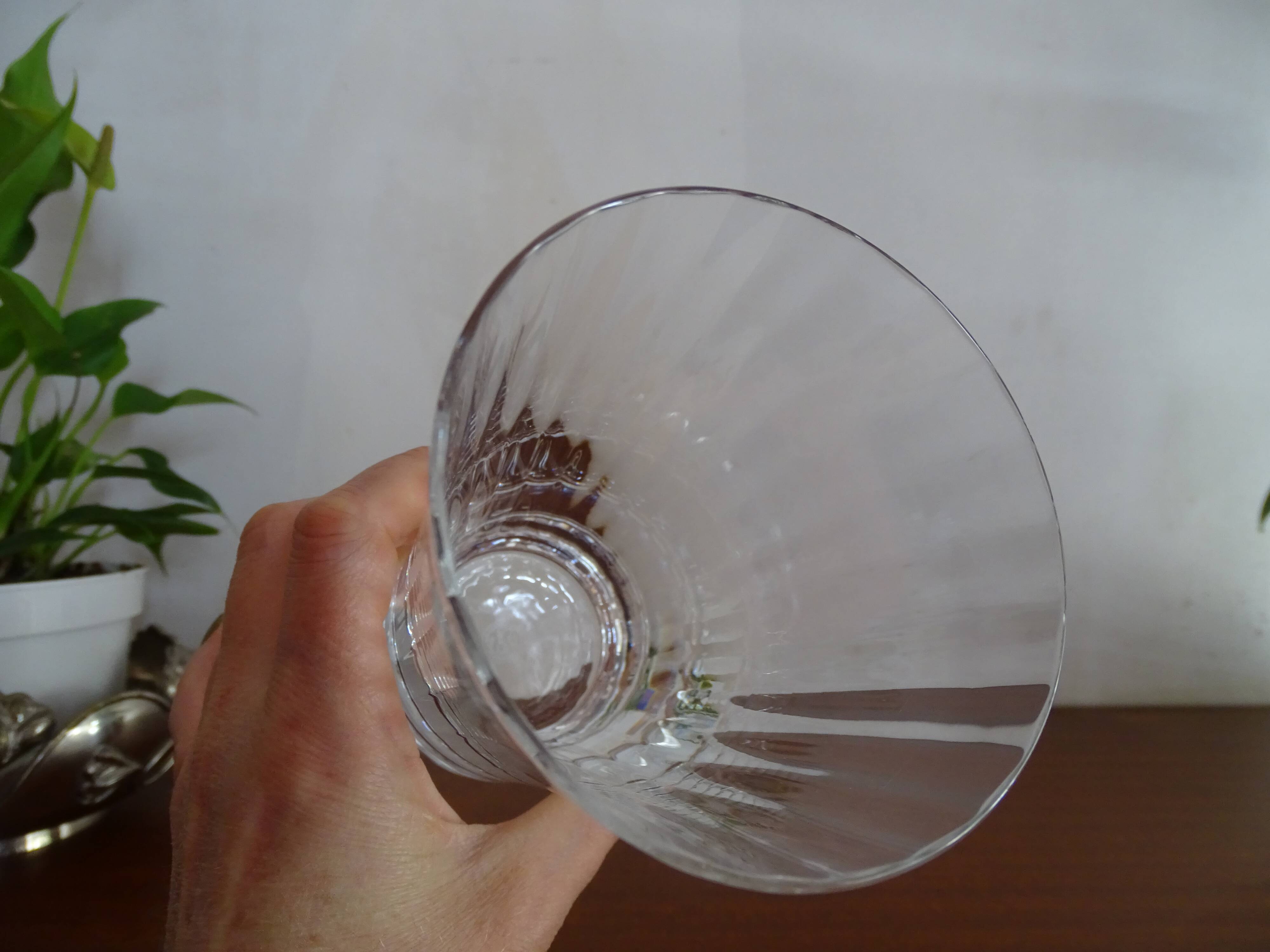 2 verres chopes cristal de Baccarat - Mathias Mille nuits - 14 cm