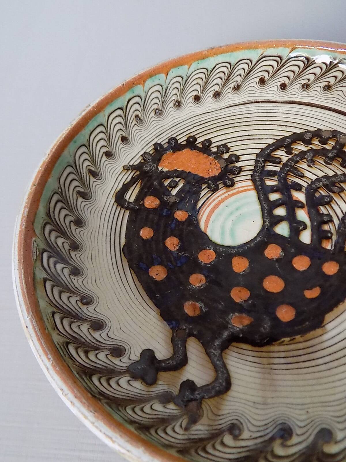 Rooster decor bowl