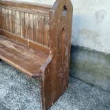Banc d'église vintage