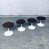 Mid-Century Modern Design Tulip Stool Set by Tamburin, Sweden, 1970s, Set of 4