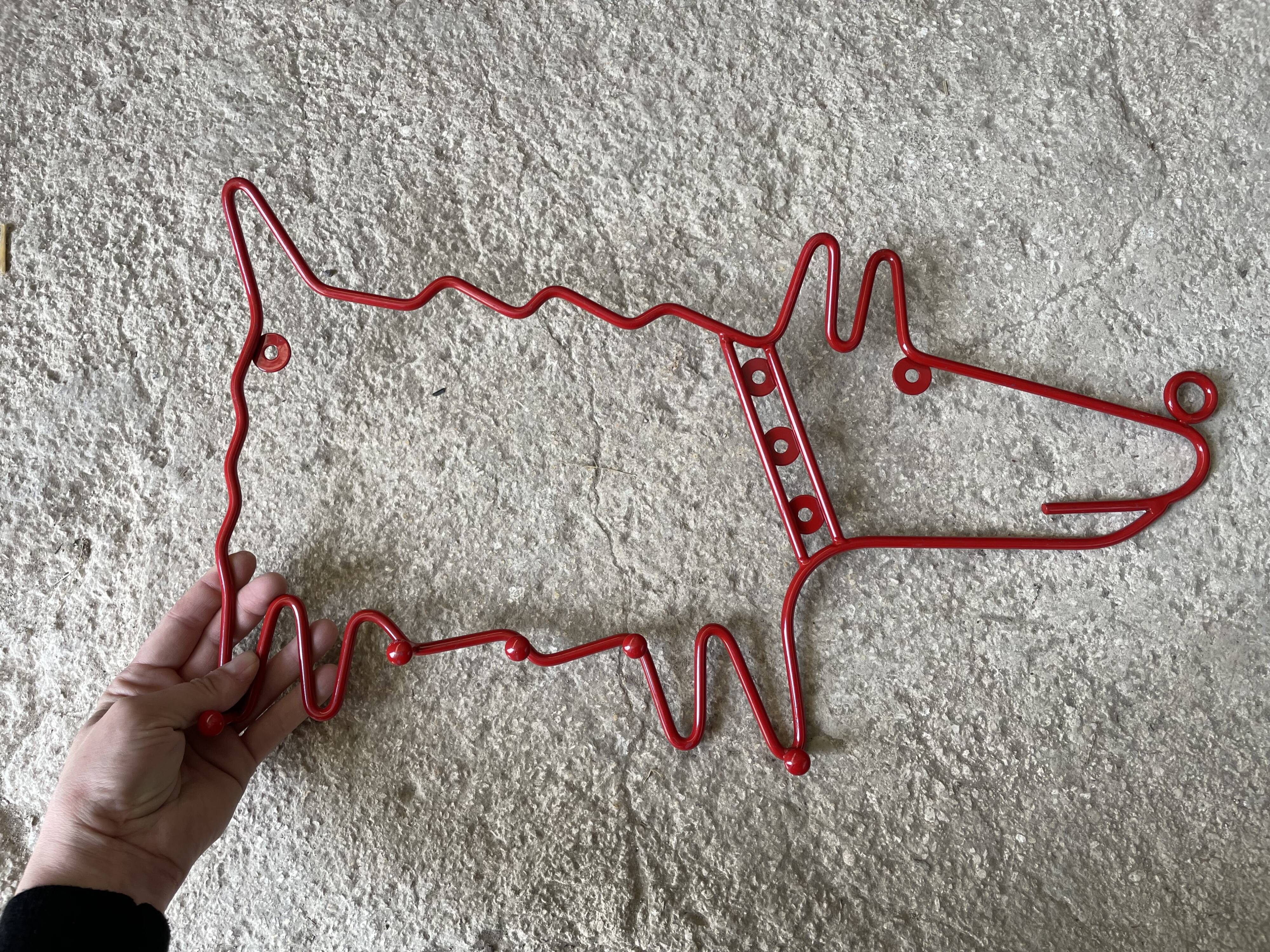 Vintage IKEA wall coat rack
