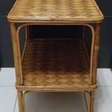 Bamboo and wood coffee table