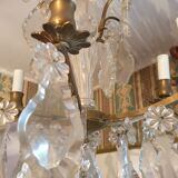 Chandelier cage with tassels