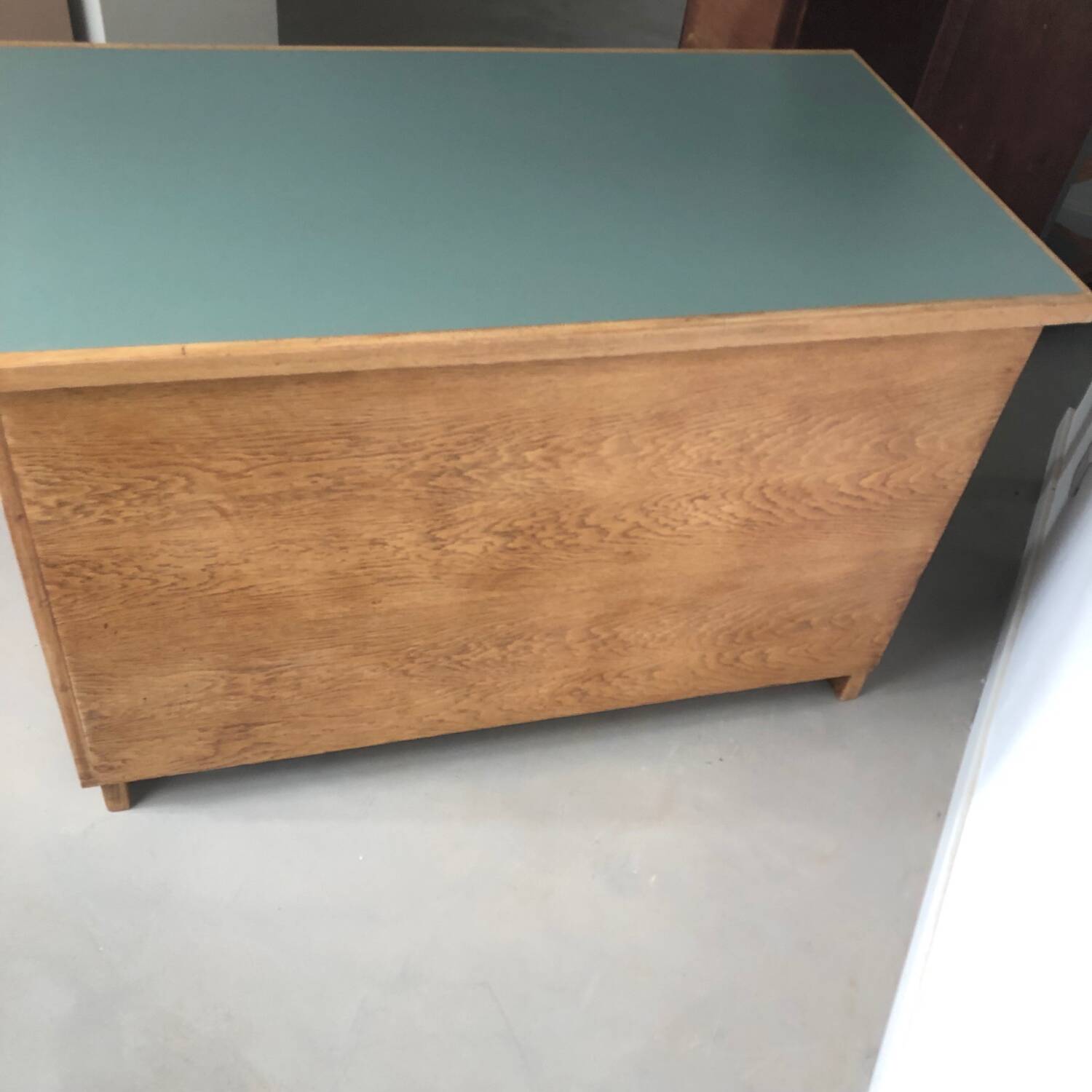 1950s oak desk