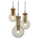 Rare Trio de lampes suspendues "Maxi Globe Lighting" par RAAK Amsterdam, années 1960
