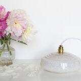 White Clichy glass hanging