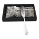 Christofle Spatours 12 table forks, 20.7 cm, silver-plated metal in perfect condition.