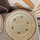 Assiettes à dessert Gien Christiane x 6