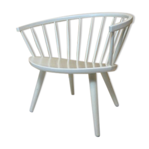 chaise Arka blanche scandinave
