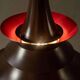 Vintage 1960s Danish design suspended lamp from the Space Age.