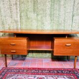 Bureau vintage rétro vintage en teck par GPlan 1960