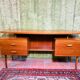 Bureau vintage rétro vintage en teck par GPlan 1960