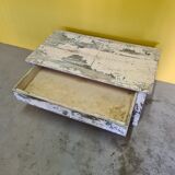 French brocante coffee table, from the early 1900s