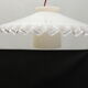 Pendant lamp Opaline white serrated / vintage / lampshade