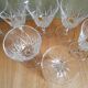 Lot de 9 petits verres à pied Vmc Reims France vintage