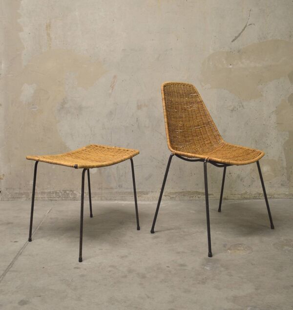 Vintage chair from the 1950s, designed by Franco Legler