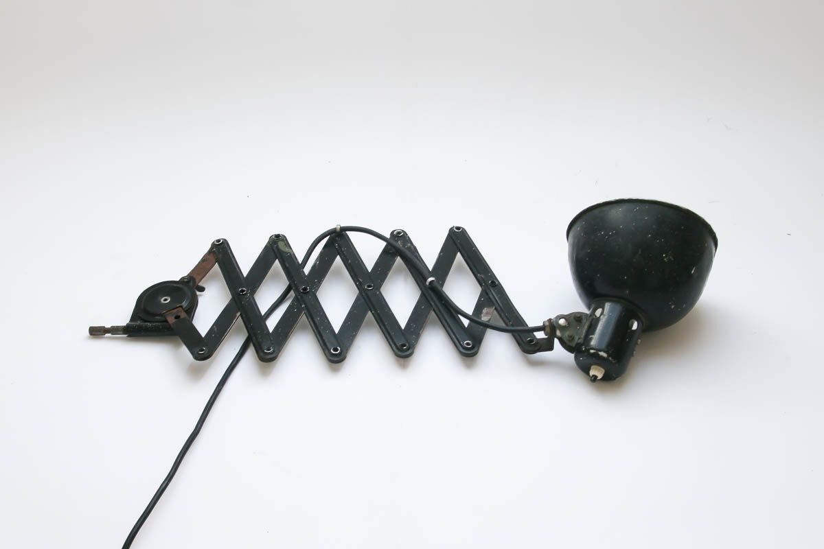 Mid-Century Industrial Scissor Lamp, 1960s