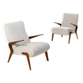 Pair of P71 armchairs by Osvaldo Borsani for Tecno, 1950s