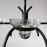 Cast Iron Brutalist Chandelier