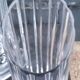 Set of 3 Daum crystal vases model Cythère from the 80s