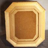 Original carved wooden frame with mat and Renoir print. Painting by Renoir.