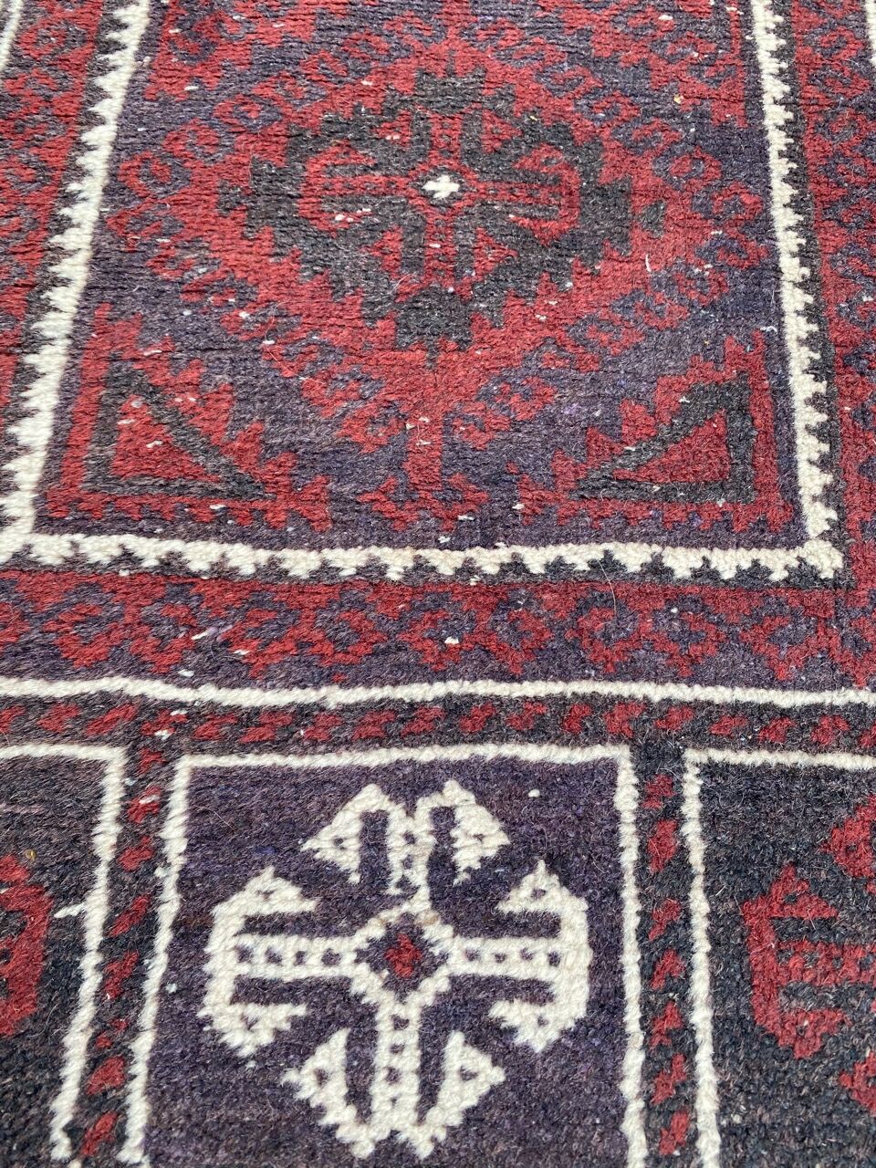 Vintage afghan carpet belutch 89x147 cm