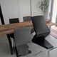 Un lot de 6 chaises design
