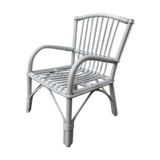White child rattan chair