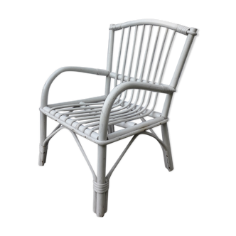 White child rattan chair
