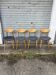 (Lot) 4 Baumann Fontania chairs (restored) 1960