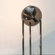 Mid-century Swiss space age globe floor lamp Type 56 by Temde, 1960s.