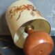 Lampe de chevet en bois vintage