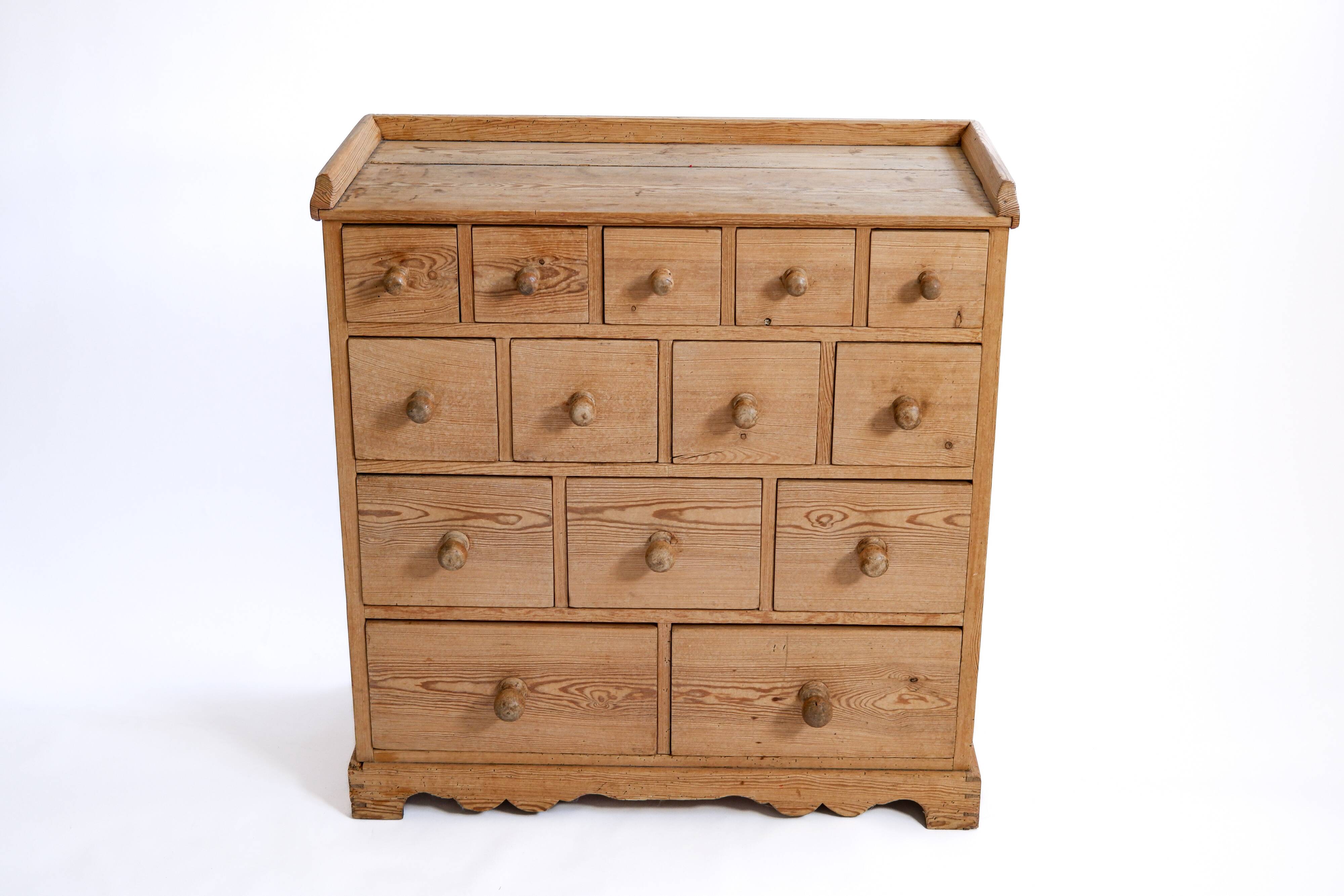 Swedish pine chest of drawers circa 1950
