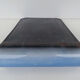 old blue enamelled steel utensil drainer