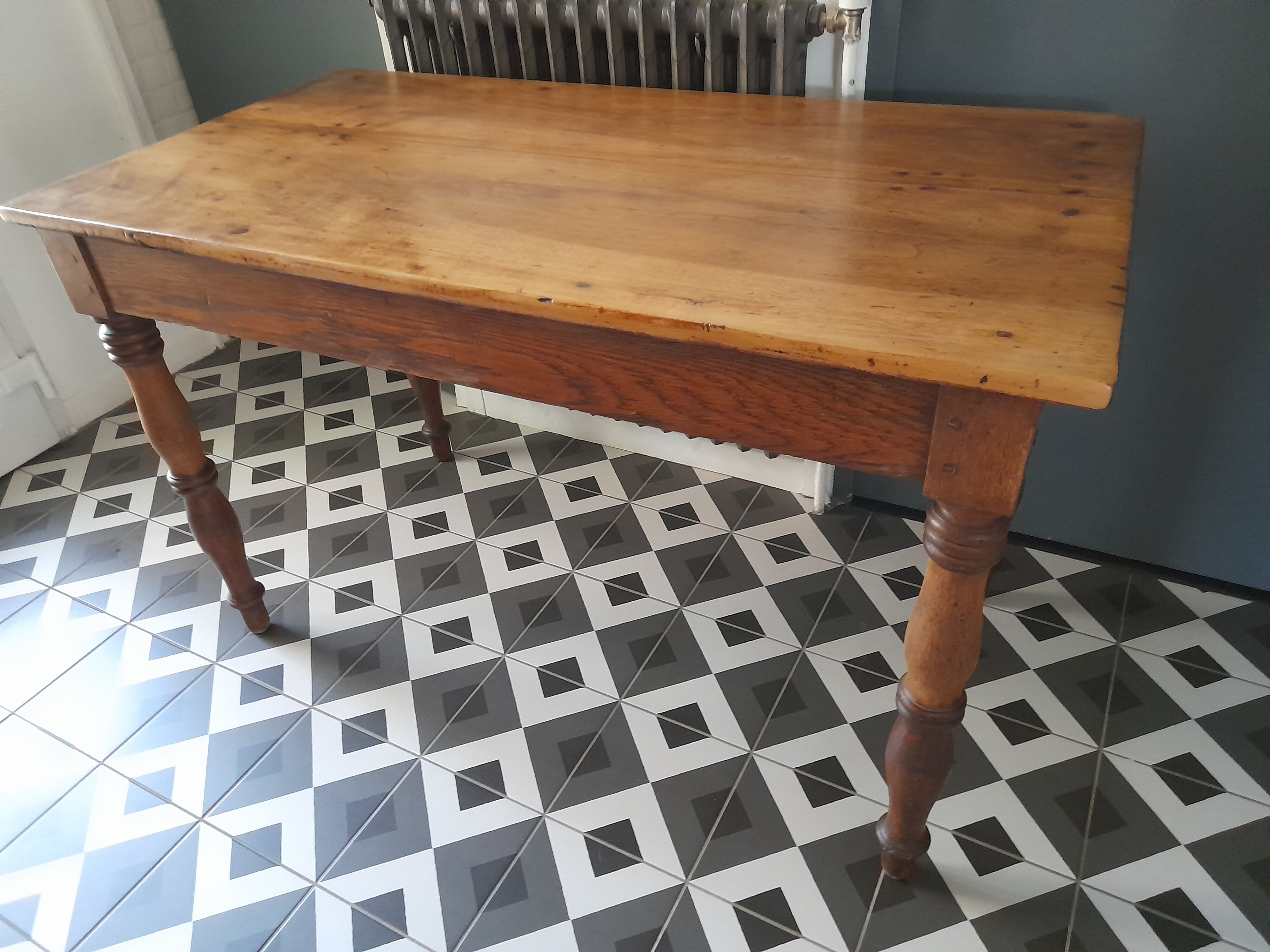 Old farmhouse table