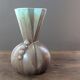 Vintage vase Made in Belgium 333 in turquoise brown ceramic