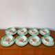 Ensemble de 8 tasses à thé ou café en porcelaine de Limoges