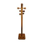 Pine parrot coat rack from the 70s