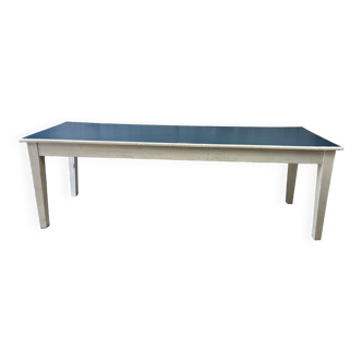 Table d'atelier vintage 225x70cm