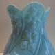 Vase opaline a decor de swans art deco