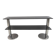 Mid-century Modern Italian Chromed Steel and Smoked Glass Console, 1970s