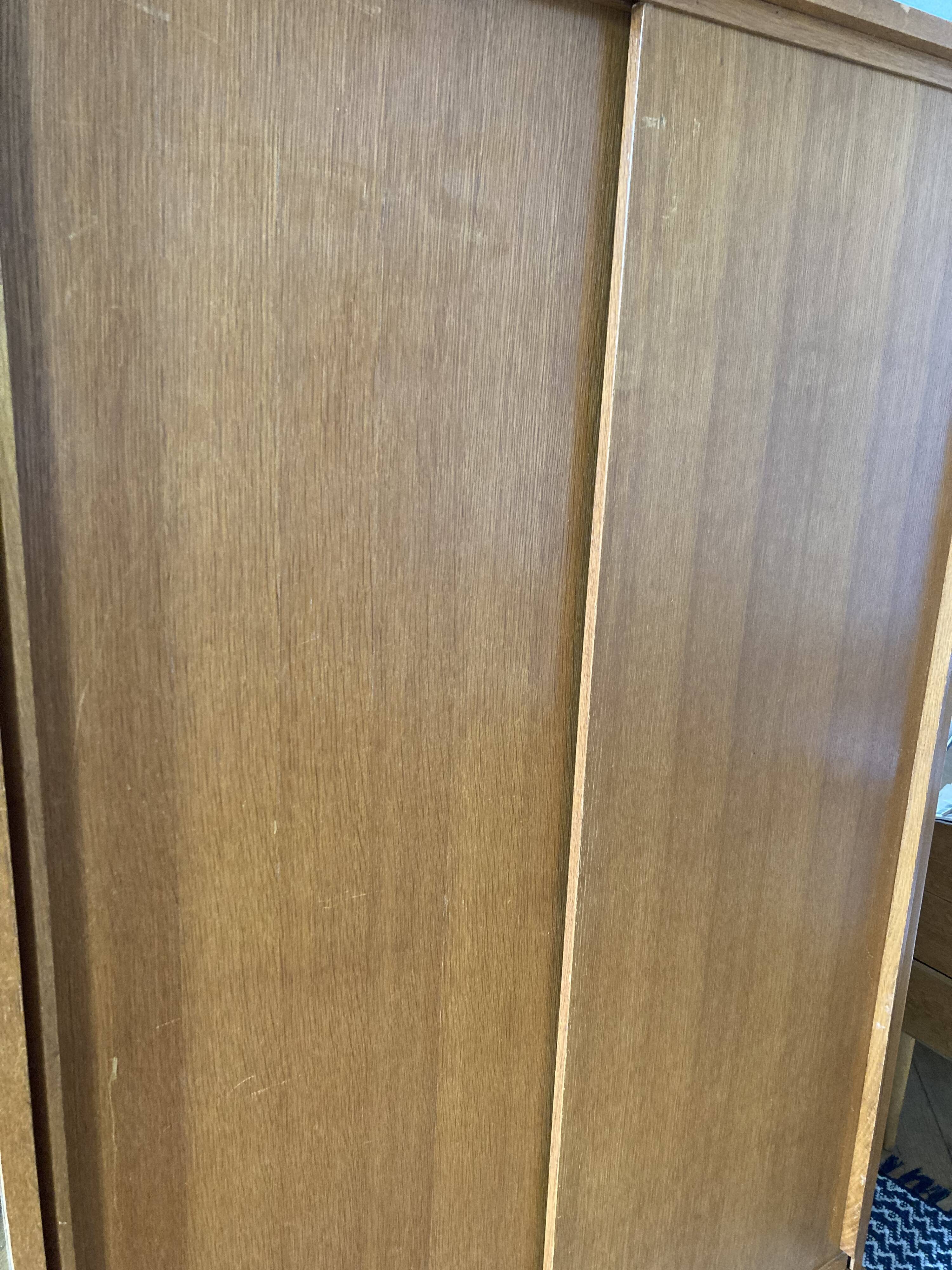 Wardrobe feet compass sliding doors