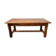 Table basse de ferme rustique avec tiroir 1950